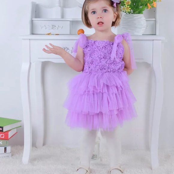 New sweet little girls tule dress 👗 - Picture 7 of 8